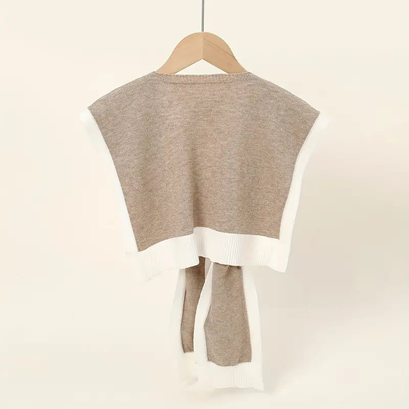 Elegant Knit Shawl – Breathable Warm Wrap