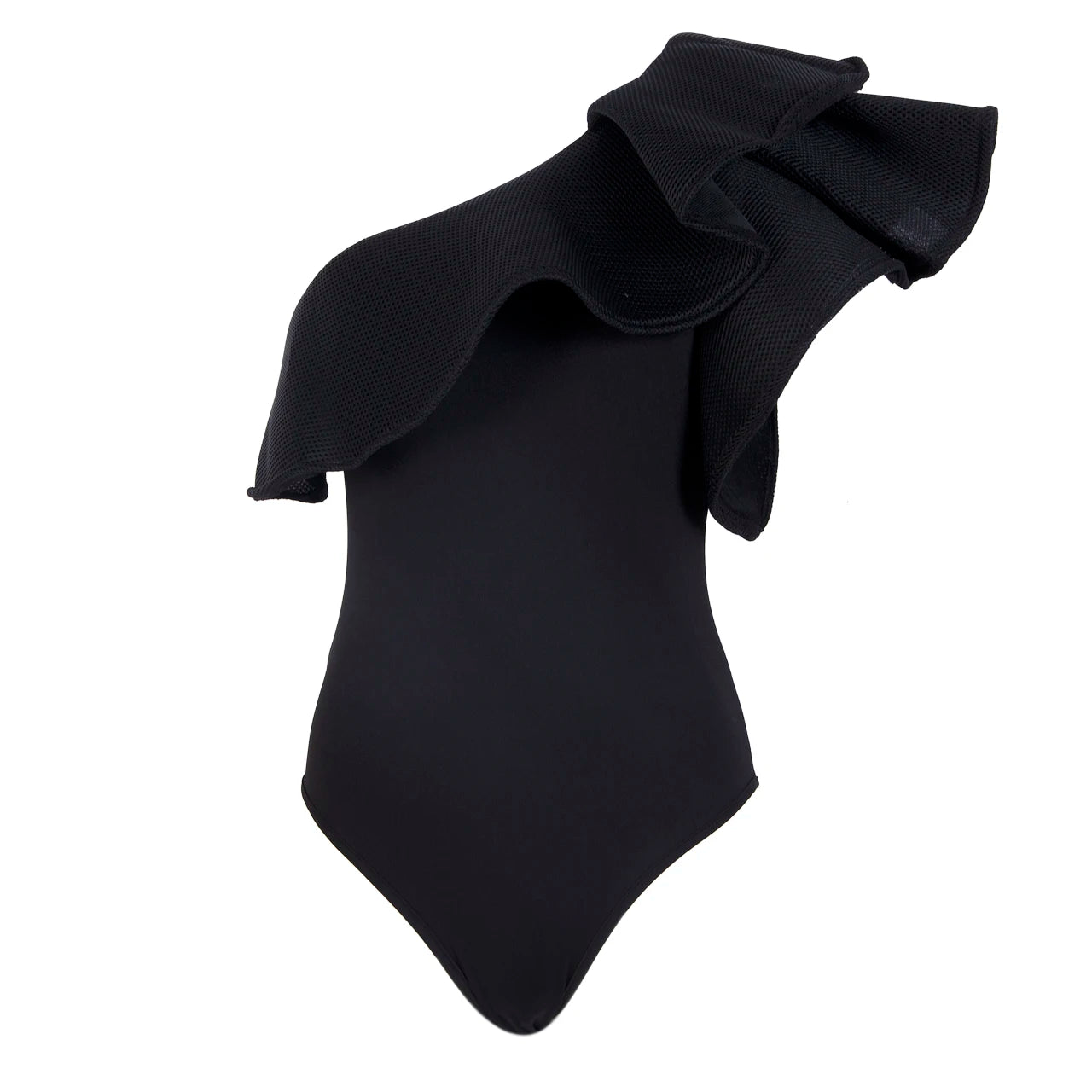 Elegant One Shoulder Ruffled Jumpsuit for Women