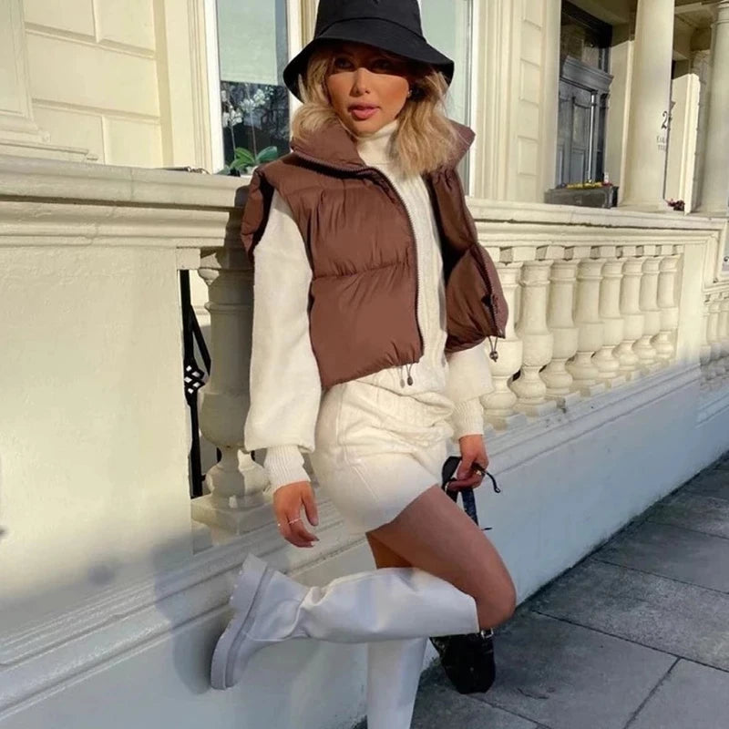 Women's Quilted Sleeveless Vest