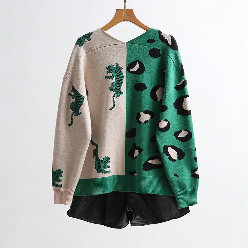 Puppy Knit Cardigan with adorable design
