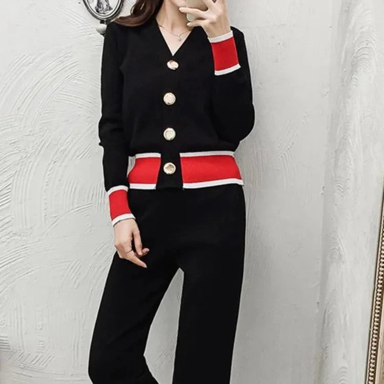 Women's Knitted Tracksuit