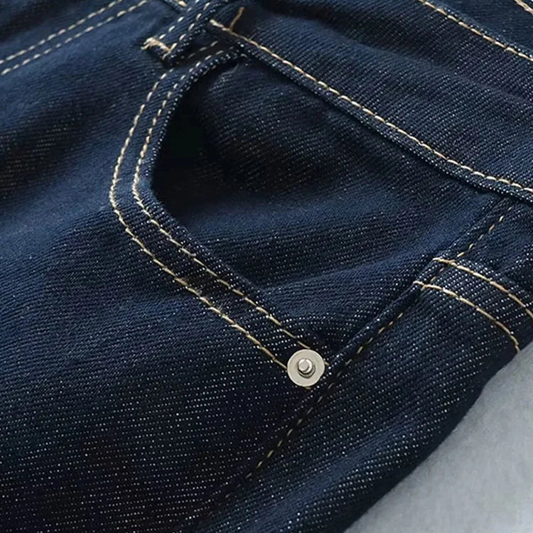 Wide-Leg High-Waist Denim Jeans