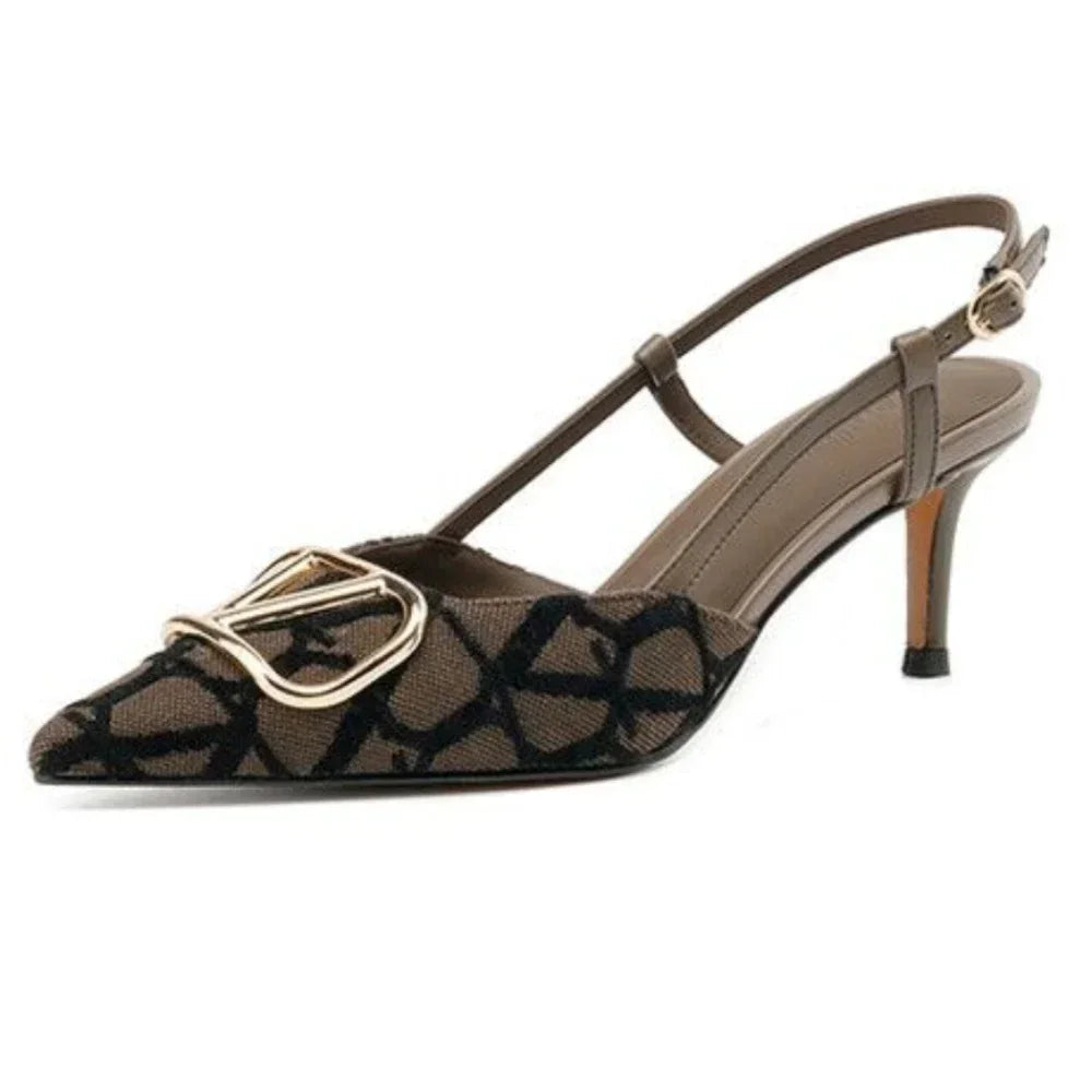 Elegant Women’s French Pointed Toe Sandals for Chic Summer Style