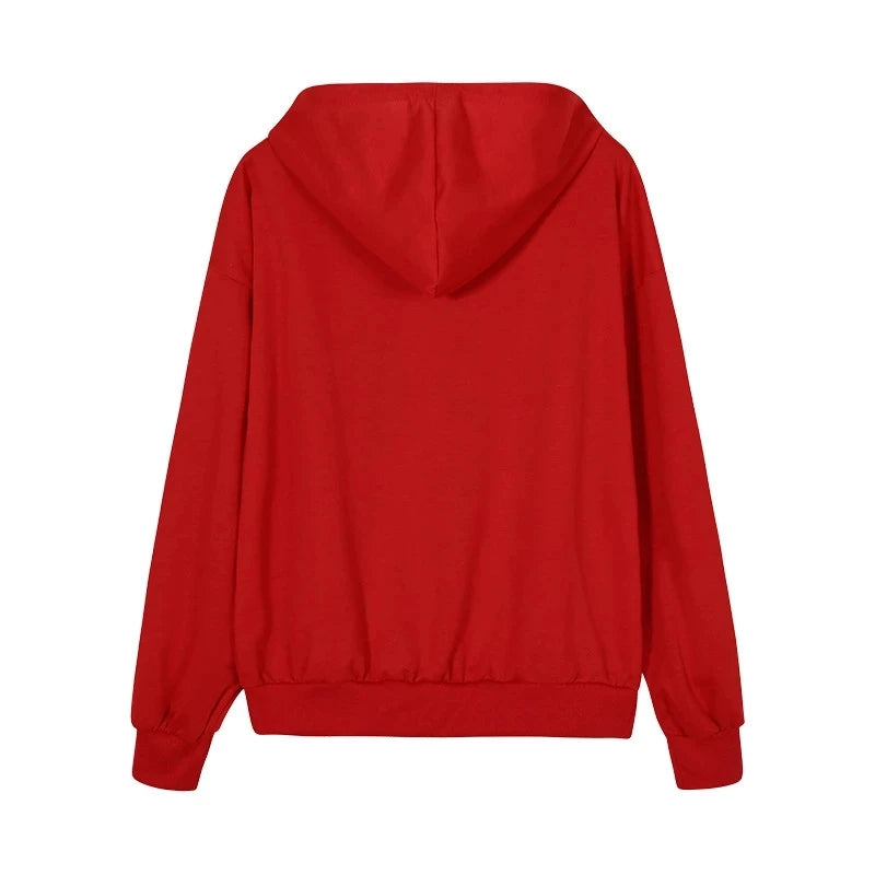 Women's Rhinestone Skeleton Hoodie