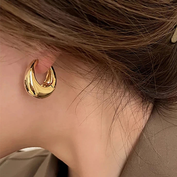 Water Drop Geometric Earrings
