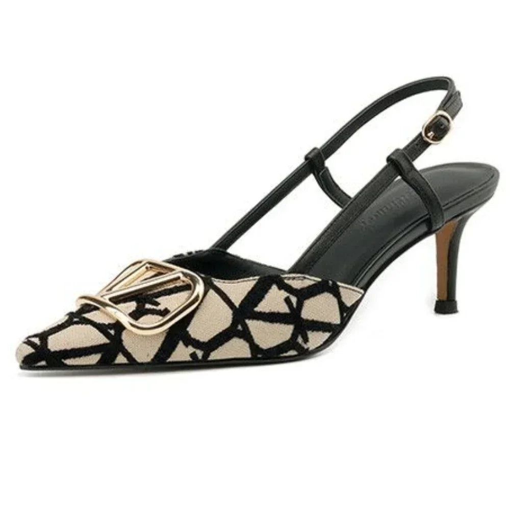 Elegant Women’s French Pointed Toe Sandals for Chic Summer Style