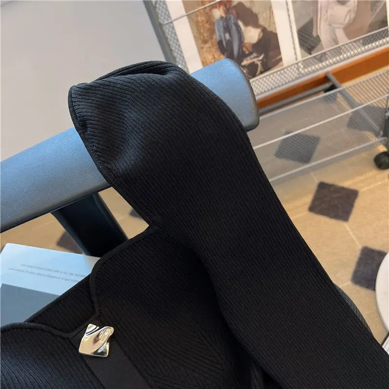 Square Neck Sweater for Women
