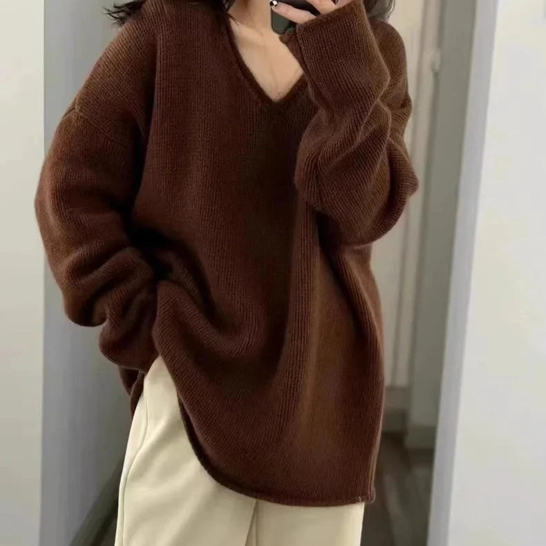 Pink Cashmere Sweater for Women