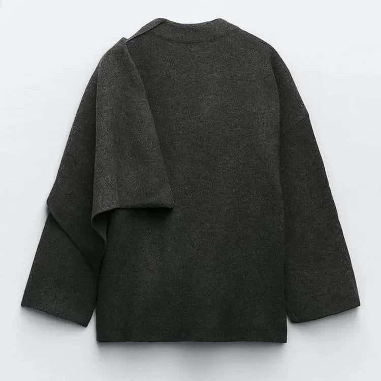 Knitted Cape Cardigan