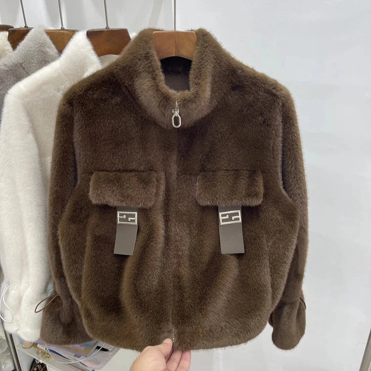 Sweet Sheepskin Long Coat