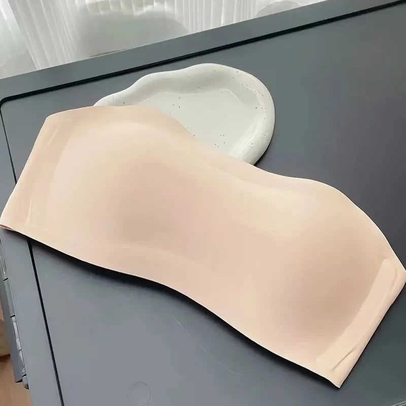 Seamless Strapless Bandeau Bra for Women