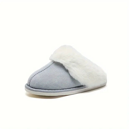 Men’s Plush Cozy Slippers - Fluffy Soft Indoor Winter Shoes with Anti-Skid Sole