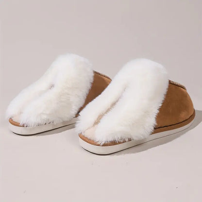 Men’s Plush Cozy Slippers - Fluffy Soft Indoor Winter Shoes with Anti-Skid Sole