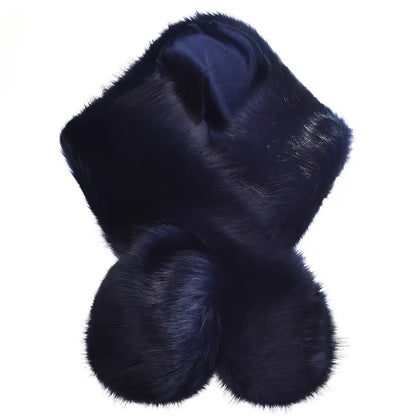 Faux Fur Flapper Shawl for Women