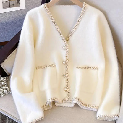 Elegant V-Neck Cardigan for Women