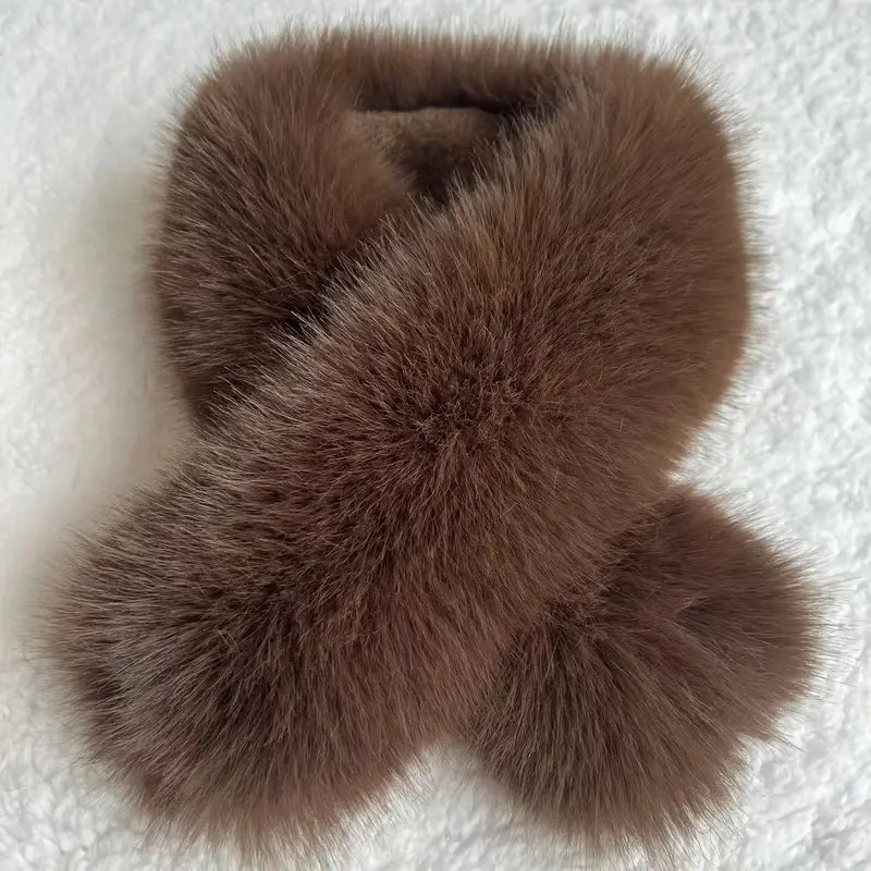 Warm Faux Fur Scarf