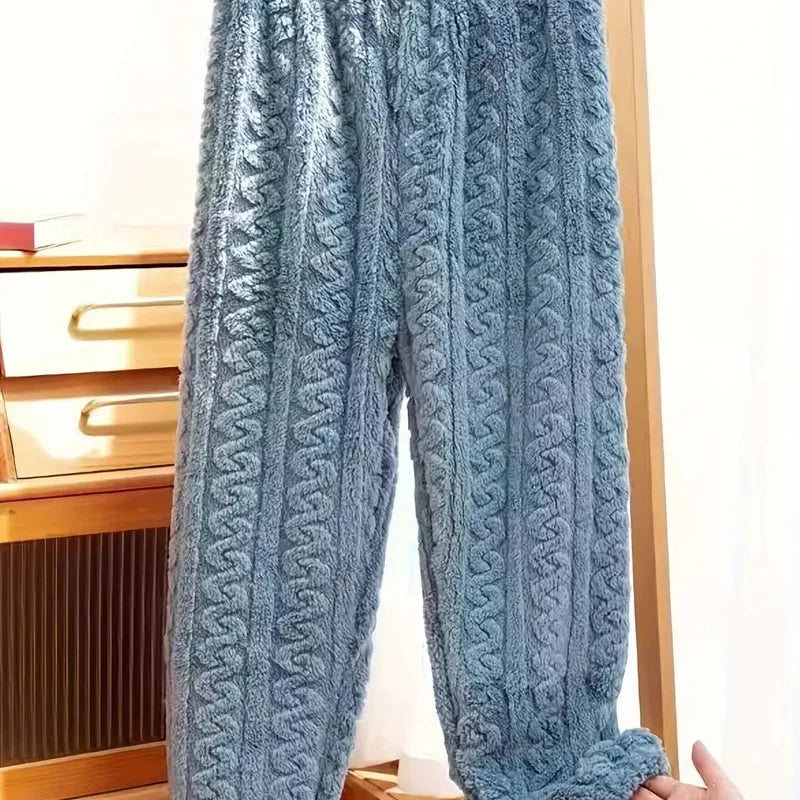 Preppy Jacquard Pajama Set for Women