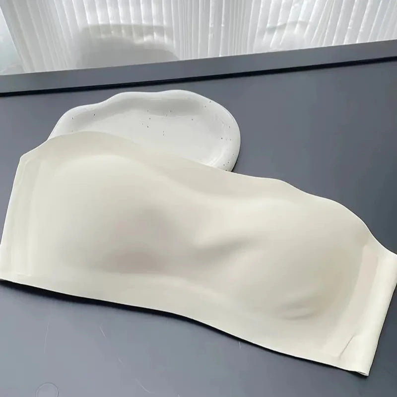Seamless Strapless Bandeau Bra for Women