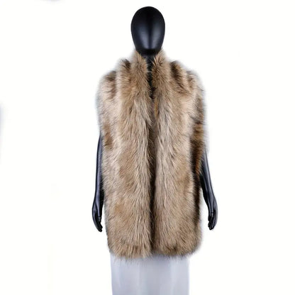 Cozy Faux Fur Shawl – Luxurious Winter Wrap for Warmth and Style