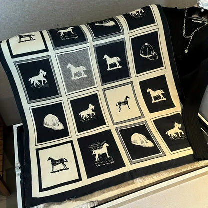 Thick Faux Fur Shawl - Cozy, High-End, Warm Wrap