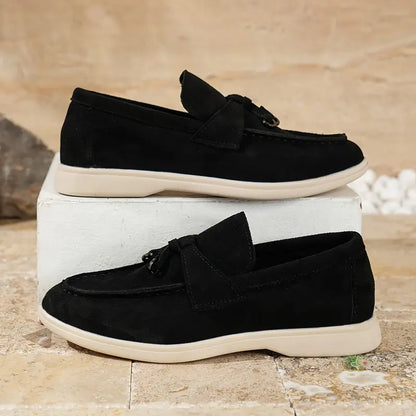 Women’s Simple Flat Loafers - Casual Slip-On Low-Top Shoes for Comfort and Everyday Style