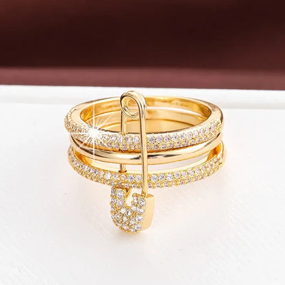 Minimalist Detachable Zirconia Ring for Women – Elegant and Versatile Jewelry