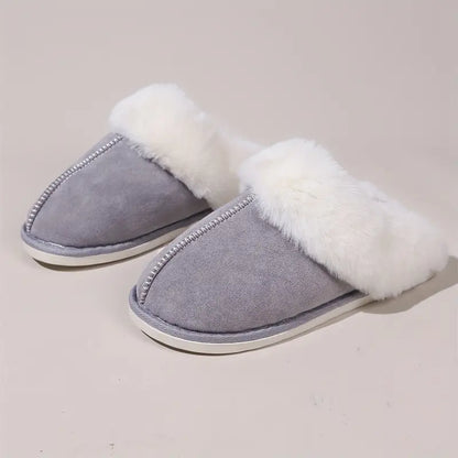 Men’s Plush Cozy Slippers - Fluffy Soft Indoor Winter Shoes with Anti-Skid Sole