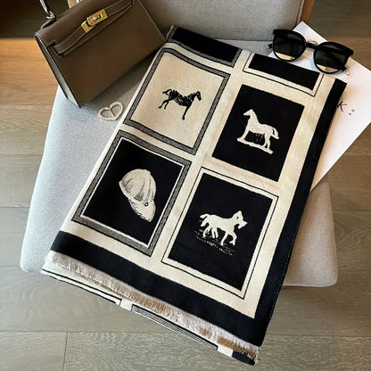 Thick Faux Fur Shawl - Cozy, High-End, Warm Wrap