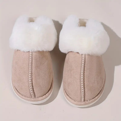 Men’s Plush Cozy Slippers - Fluffy Soft Indoor Winter Shoes with Anti-Skid Sole