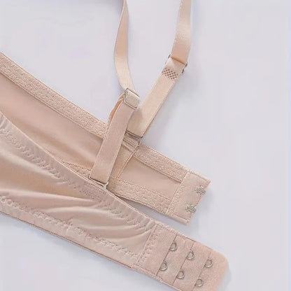 6-Pack Strapless Push-Up Bras - High-Support Underwire Lingerie with Non-Removable Padding for Women