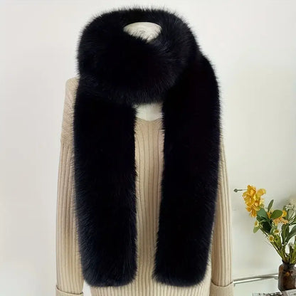 Luxurious Faux Fur Winter Wrap – Soft and Elegant Women’s Cold Weather Shawl