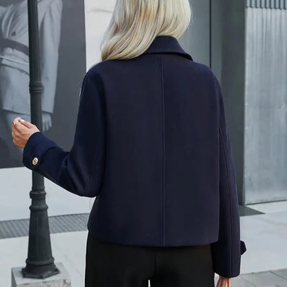 Elegant Ladies' Lapel Jacket - Stylish and Comfortable Women's Outerwear