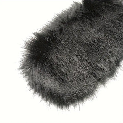 Faux Fur Flapper Shawl for Women