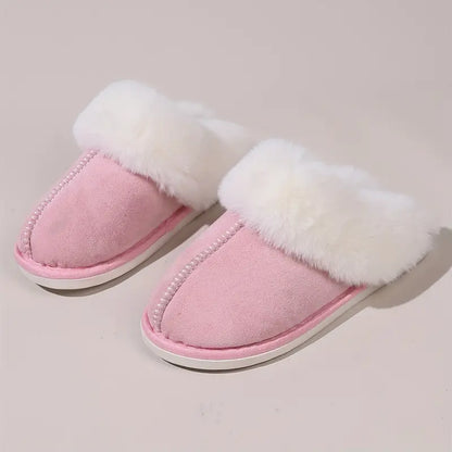 Men’s Plush Cozy Slippers - Fluffy Soft Indoor Winter Shoes with Anti-Skid Sole