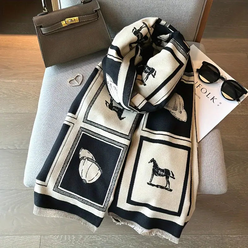 Thick Faux Fur Shawl - Cozy, High-End, Warm Wrap