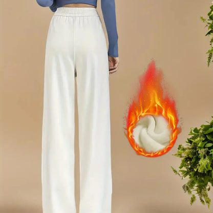 Warm Wide-Leg Pants