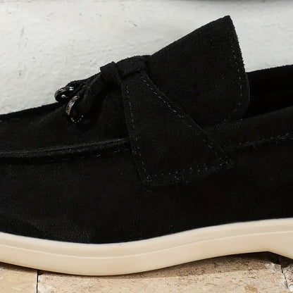 Women’s Simple Flat Loafers - Casual Slip-On Low-Top Shoes for Comfort and Everyday Style