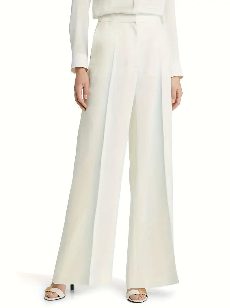 High-Waist Wide-Leg Trousers for Women