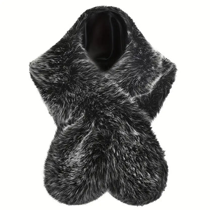 Faux Fur Flapper Shawl for Women