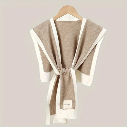 Elegant Knit Shawl – Breathable Warm Wrap