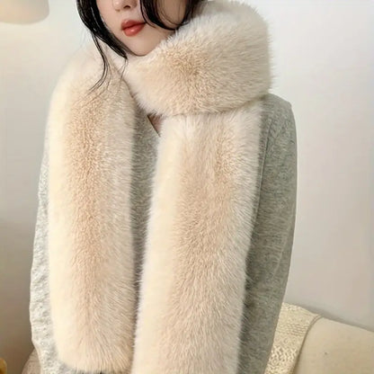 Luxurious Faux Fur Winter Wrap – Soft and Elegant Women’s Cold Weather Shawl