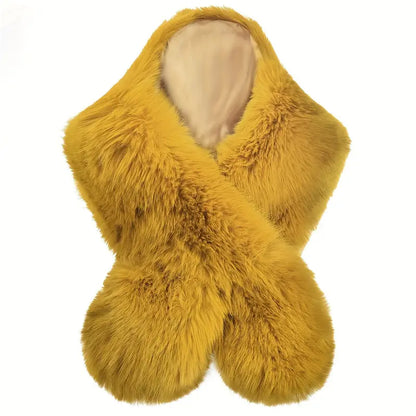 Faux Fur Flapper Shawl for Women