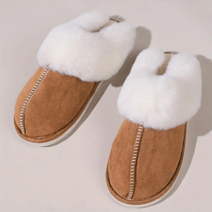 Men’s Plush Cozy Slippers - Fluffy Soft Indoor Winter Shoes with Anti-Skid Sole
