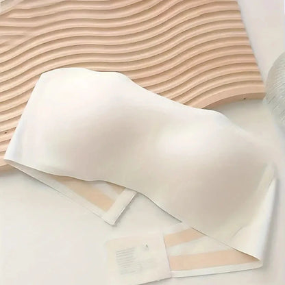 Seamless Strapless Bandeau Bra for Women