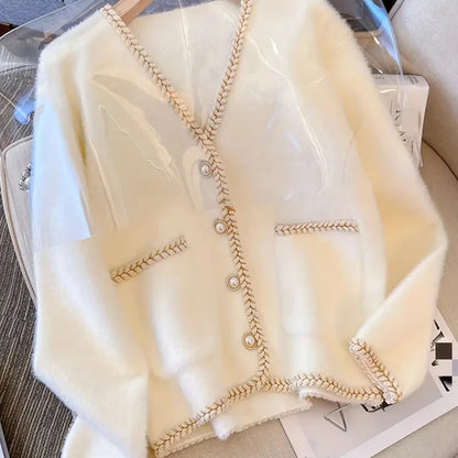 Elegant V-Neck Cardigan for Women