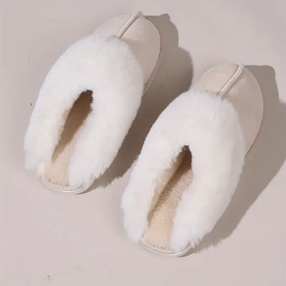 Men’s Plush Cozy Slippers - Fluffy Soft Indoor Winter Shoes with Anti-Skid Sole