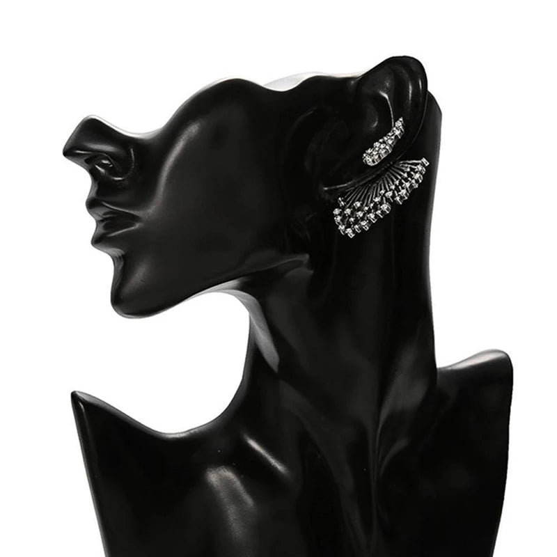 Zirconia Wing Earrings