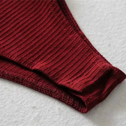 Cotton Blend Bodysuit – Soft and Comfortable Everyday Wear, Ideal for Casual and Layering Styles