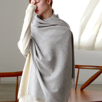 Wool Winter Shawl