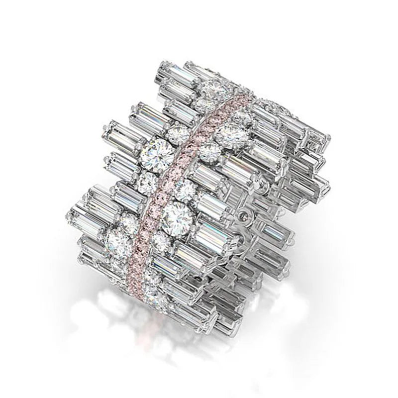 Gorgeous Zirconia Ring – Elegant Sparkling Jewelry